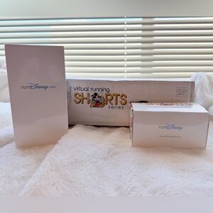 RunDisney 2016 Disney Virtual Running Shorts Series Set - Medals and Cup